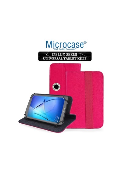 Alcatel Uyumlu 9317X1 32Gb 7" Xga Delüx Universal Döner Stand Deri Kılıf