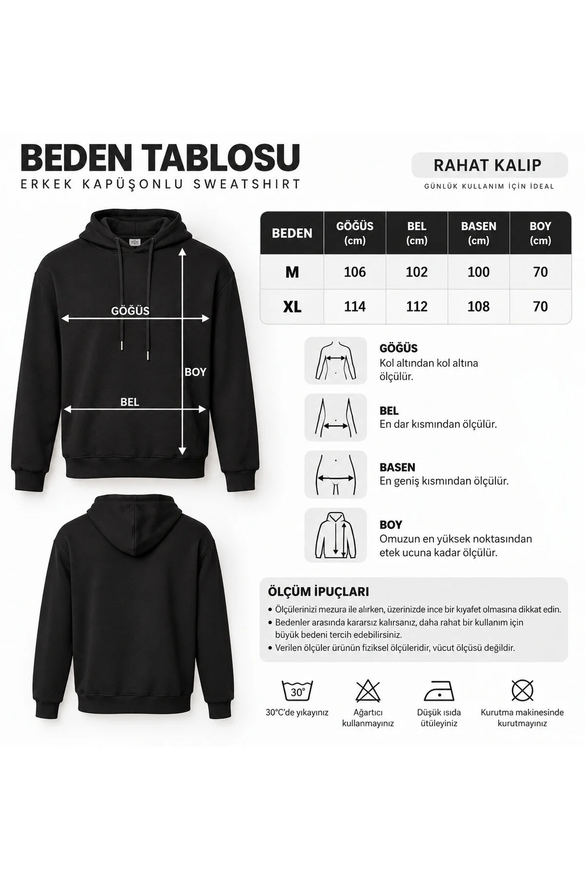 Neco Giyim Erkek Kapüşonlu Sweatshirt Siyah Basic Rahat Kalıp Uzun Kollu Günlük Spor Sweatshirt Neco Giyim Erkek Kapüşonlu Sweatshirt Siyah Basic Rahat Kalıp Uzun Kollu Günlük Spor Sweatshirt