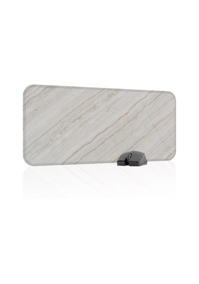 Beyaz Mermer Kaymaz Dikişli Kauçuk Oyuncu Mousepad V2 - 70x30 Xl Gaming Mouse Pad Fare Altlığı