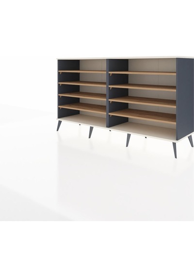 Hyperion Konsol 8 Raflı 176x44x99 Antrasit-aytaşı/çam Antrasit-aytaşı/çam