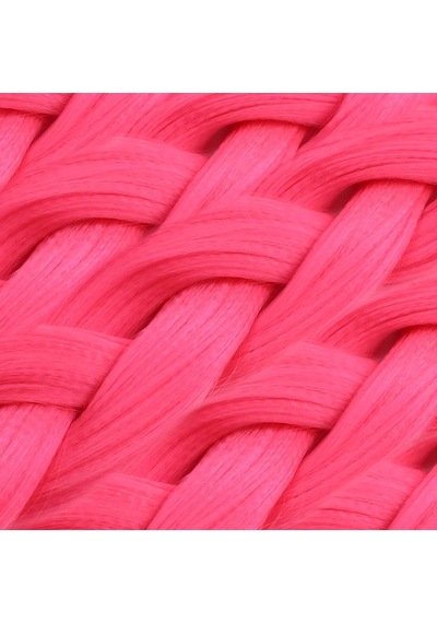 Afrika Örgüsü ve Rasta için Sentetik Saç Neon Pembe