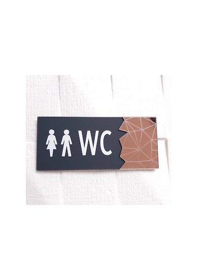 Pink Pearl Serisi Wc Yönlendirme Tabelası