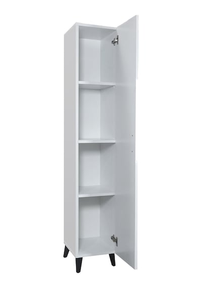 Alesta Life Tek Kapaklı 4 Raflı Mutfak Banyo Kiler Dolabı Çok Amaçlı Dolap Beyaz Alesta Life Tek Kapaklı 4 Raflı Mutfak Banyo Kiler Dolabı Çok Amaçlı Dolap Beyaz