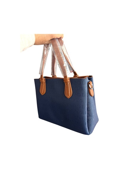 Just Polo Jp4113 Kadın El Ve Omuz Çantası Ozt4113 Lacivert Taba Lacivert - Taba