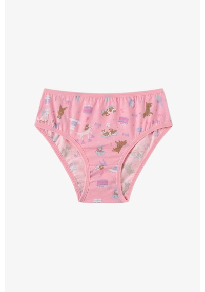 Penti Kız Çocuk Kitty Hug Pamuklu 5li Slip Külot Çok Renkli
