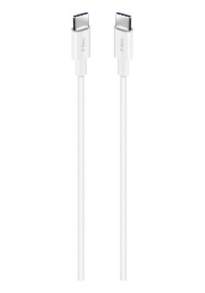 Ttec Usb-c - Usb-c 200cm 65w Pd/qc Hızlı Şarj/data Kablosu Beyaz Sku: Zeus8690010124197