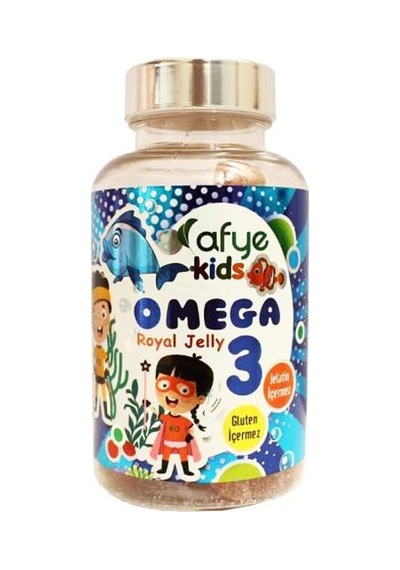 Afye Kids Güçlendirilmiş Şeker Omega-3 Arı Sütü 50 Ayıcık
