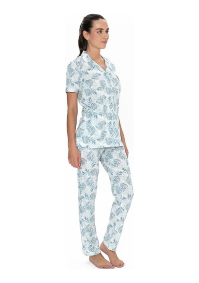 U.s. Polo Assn. Kadın Mavi Pijama Takım Mavi