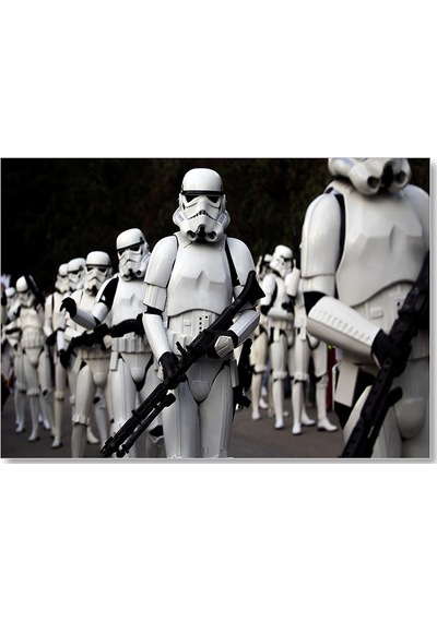 Cakasepetim Star Wars Stormtroopers Ahşap Mdf Tablo