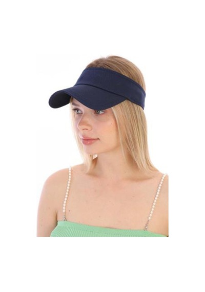Uv Koruyuculu Unisex Siperlikli Lacivert Şapka Lacivert