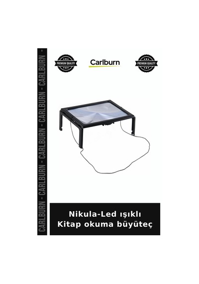 Nikula-led Işıklı Kitap Okuma Büyüteç Gözlük Alternatifi Mercekli Alet Detay Çalışması