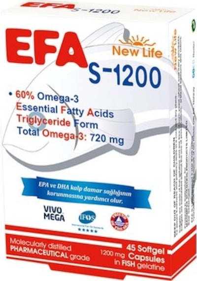 Efa-S 1200 45 Kapsül Omega 3