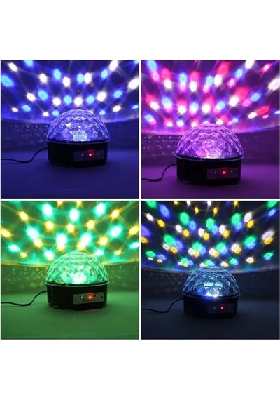 Sh Premio Pr-2839 Usb-mp3-blueooth Destekli Kumandalı Hoparlörlü Yarım Dünya Sihirli Led Disko Topu Najmaddin