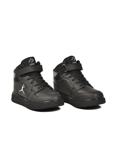 Siyah Cırtlı Erkek Çocuk Hi Sneaker Çok Renkli