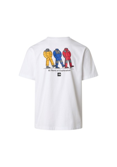 The North Face M Tnf Celebratıon Relaxed Short Sleeve T Erkek Tişört Nf0a8garfn41 Beyaz