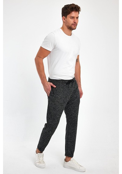 Alexandergardi Alexandergardı Beli Lastikli Bağcıklı Duble Paça Pantolon E23-50902 001 Alexandergardi Alexandergardı Beli Lastikli Bağcıklı Duble Paça Pantolon E23-50902 001
