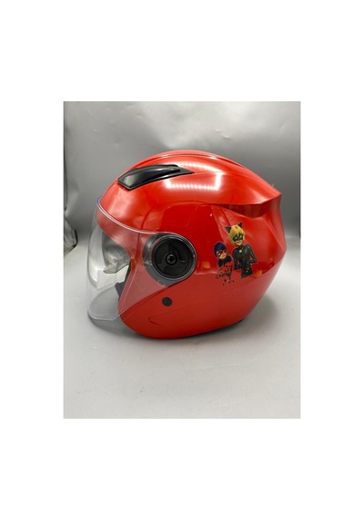 Acık Kask Çocuk Kırmızı