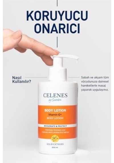 Sea Buckthorn Vücut Losyonu Tüm Cilt Tipleri 200 Ml