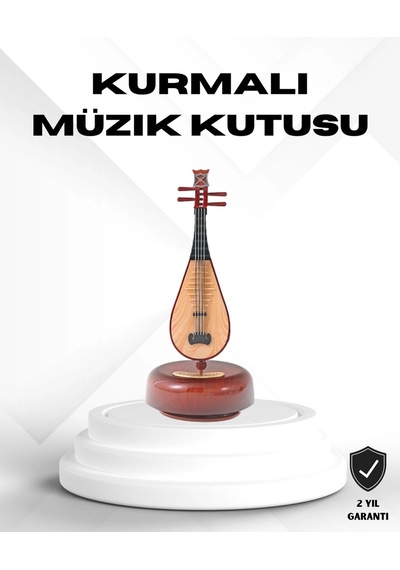 Hubrendy Tekno Figürlü Müzik Kutusu Zarif Melodili Dekoratif Model