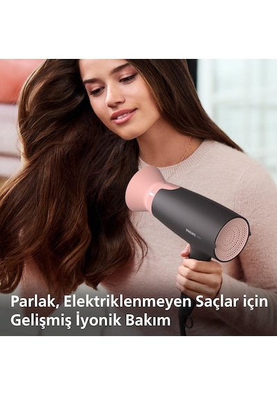 Philips - Bhd350-06 Thermoprotect Saç Kurutma Makinesi - 2100w - Gelişmiş İyonik Bakım - 6 Isı Ve Hız Ayarı