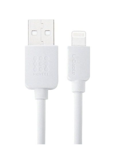 Haweel Universal Seyahat Şarj Adeptör Apple Uyumlu iPhone Ve 1 Mikro Usb Şarj-Beyaz