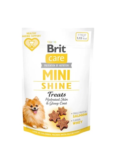 Brit Care Mini Treats Shine Somonlu Yarı Nemli Küçük Irk Köpek Ödül Maması