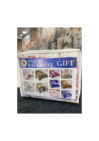 Tek Kişilik Gift Bella Battaniye 2 Kg Gül Kurusu