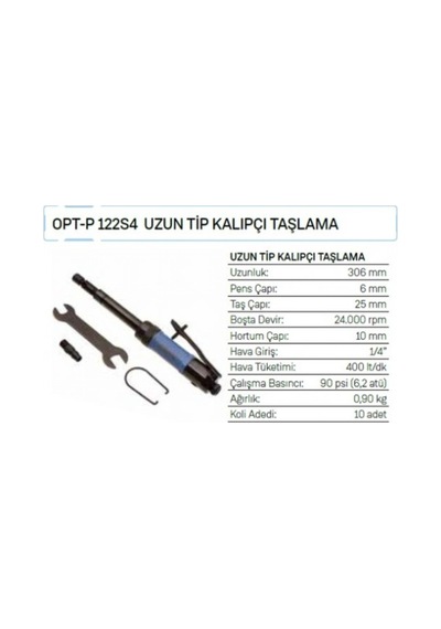 Osaka Opt-P 122S4 Uzun Tip Kalıpçı Taşlama