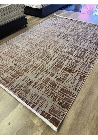 Hoom Rugs Emp Milan Ml015 180x260 Modern Tozumaz Halı Gri Bakır