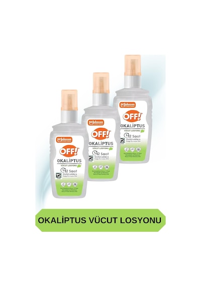 Okaliptus Sinek Ve Kene Kovucu Losyon 100 Ml 3'lü Set