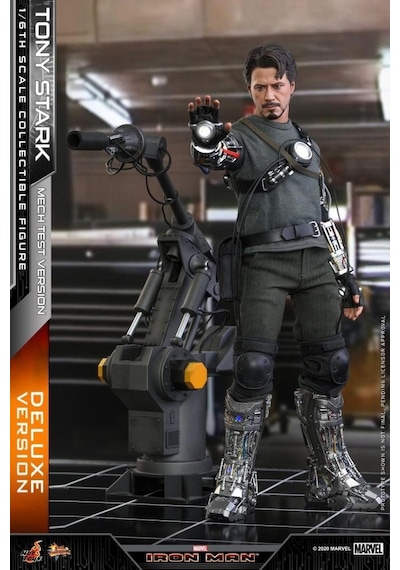 Hot Toys Tony Stark Mech Test Deluxe Version Sixth Scale Figure - 906793 - Mms582 - Marvel Comics / Iron Man