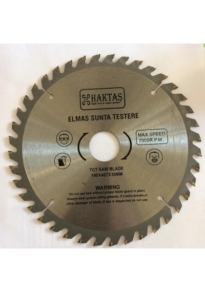 Elmas Sunta Testeresi 190x40x30 MM Elmas Ahşap Testere