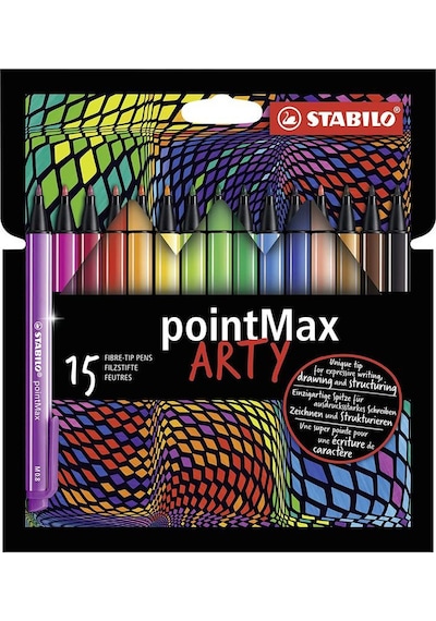Stabilo Pointmax Arty Keçe Uçlu Kalem Seti 15'li