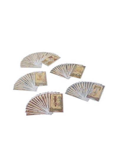 Golden Art Nouveau Tarot Kart Destesi