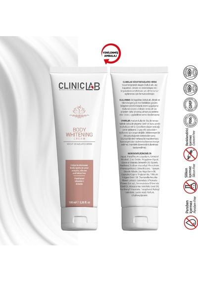 Cliniclab Beyazlatıcı Ve Aydınlatıcı Vücut Kremi 100 Ml