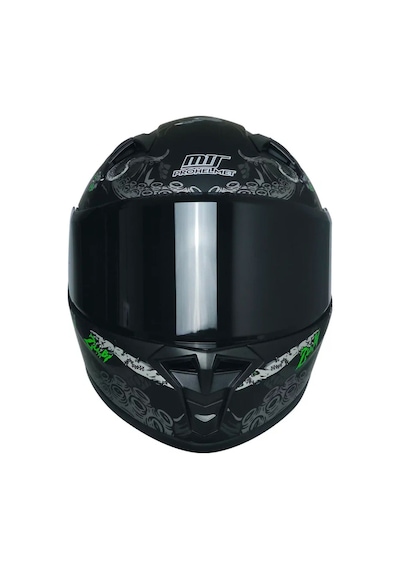 Motosiklet Ve Bisiklet Mini Çocuk Kaskı Full Face Ce Sertifikalı Child Motor Kask Black Sİyah
