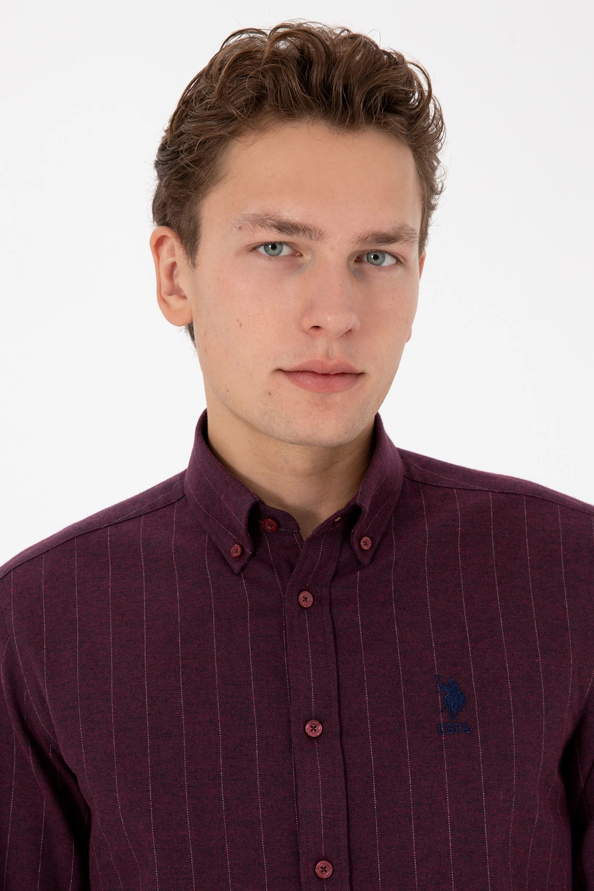 U.s. Polo Assn. Erkek Bordo Gömlek Desenli 50316559-vr014 Bordo U.s. Polo Assn. Erkek Bordo Gömlek Desenli 50316559-vr014 Bordo