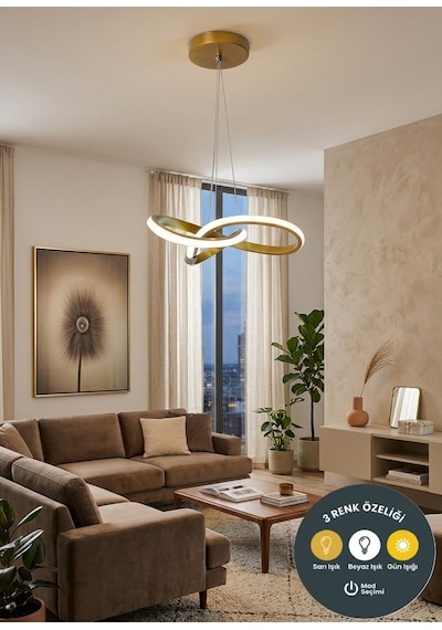 Lzy Avize Kar Çiçeği Eskitme Avize Salon, Mutfak, Çocuk Odası Ve Antre İçin Dekoratif Aydınlatma Eskitme Boya