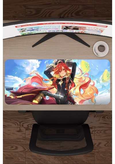 Mavuika Genshin Impact Anime Gacha V1 - 70x30 Xl Gaming Mouse Pad Fare Altlığı