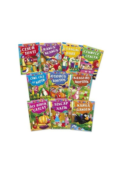 Okul Öncesi Mini Masallar Serisi 2. Set -10 Kitap