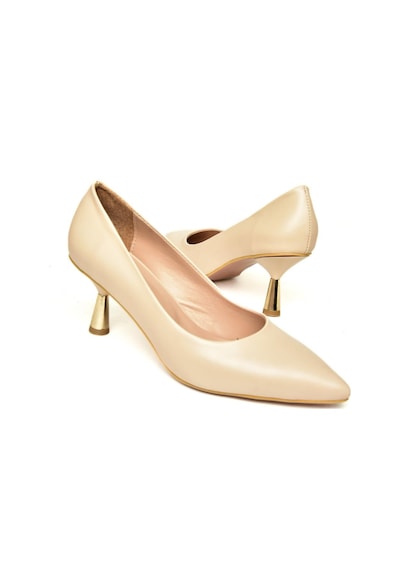 Fox Shoes U676034009 Ten Kadın Topuklu Ayakkabı Ten