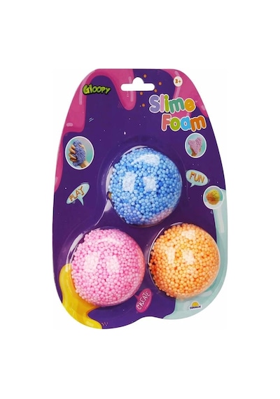S00003740 Slime Köpük 3 Lü 2,5gr Krtl -sun Mavi