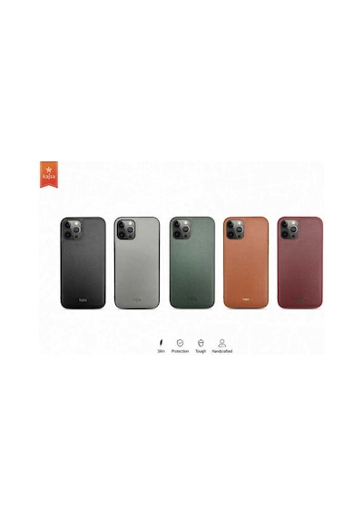 Kajsa Apple Uyumlu iPhone 12 Pro Max Kılıf Kajsa Luxe Collection Hakiki Deri Kapak ZORE-218930
