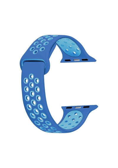 Apple Watch Uyumluseries 8 41mm Kordon, Silicone Sport Band Acem Mavisi