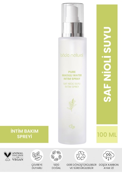 Bade Natural Nioli Suyu Kötü Koku Önleyici İntim Bakım Spreyi 100 ML