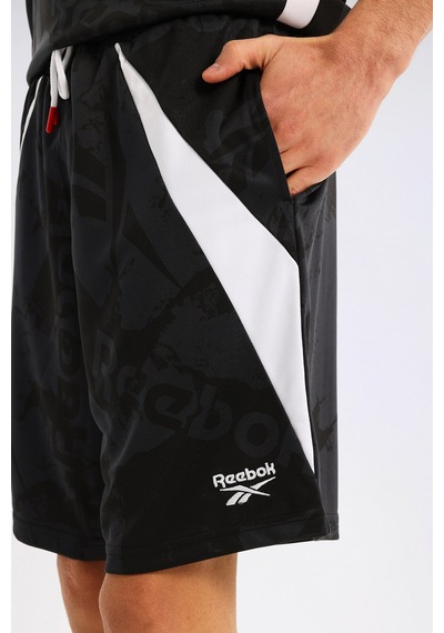 Reebok Street Sport Ftbl Shorts Siyah Erkek Şort 000000000102352844 Siyah-beyaz