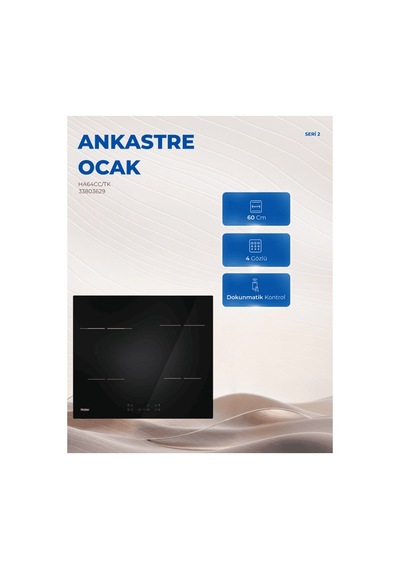Haier HA64CC/TK Ankastre Ocak