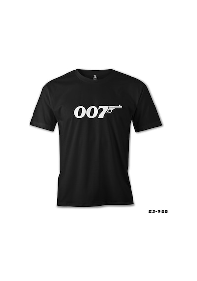 James Bond - 007 Siyah Erkek Tshirt