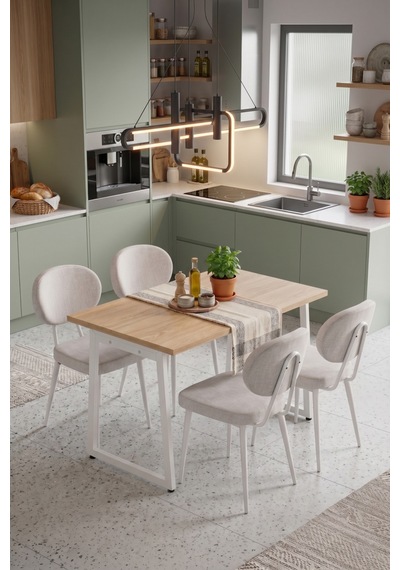 Vilinze Deniz Sandalye Biga Mdf Sabit Metal Ayak Mutfak Masası Takımı - 70x120 Cmbiga70120yr-bn-lkn01-beyaz-deniz-skrem Sigmakrem Vilinze Deniz Sandalye Biga Mdf Sabit Metal Ayak Mutfak Masası Takımı - 70x120 Cmbiga70120yr-bn-lkn01-beyaz-deniz-skrem Sigmakrem