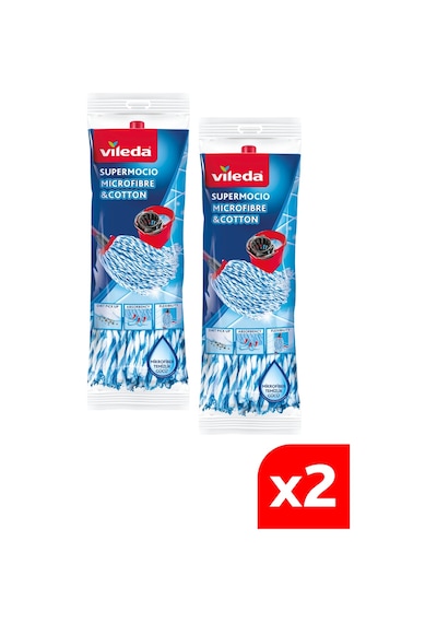 Vileda Pamuk & Mikrofiberli Supermocio Yedek Paspas 2'li